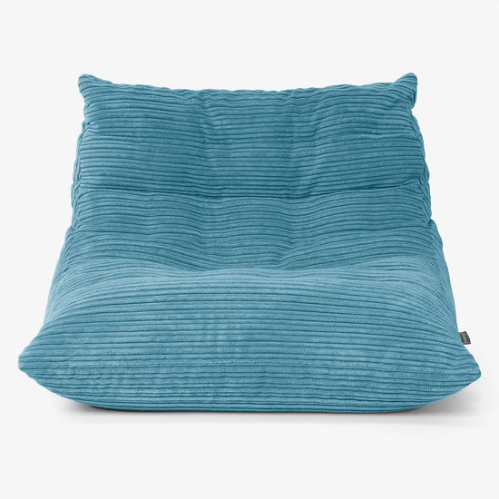 Noah Vloer Zitzakstoel - Corduroy Petrol 01