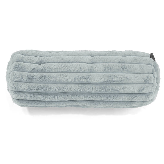 Rolkussenhoes 20 x 55cm - Ultra Pluche Corduroy Eendenei Blauw 02