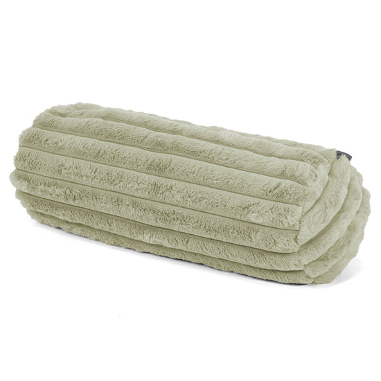 Rolkussenhoes 20 x 55cm - Ultra Pluche Corduroy Saliegroen 01