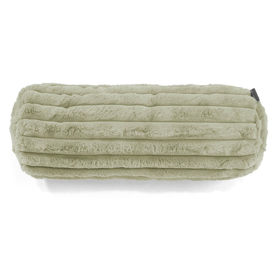 Rolkussenhoes 20 x 55cm - Ultra Pluche Corduroy Saliegroen 02