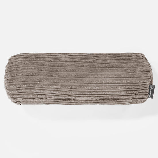 Rolkussenhoes 20 x 55cm - Corduroy Beigegrijs 02