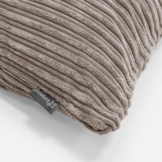 Rolkussenhoes 20 x 55cm - Corduroy Beigegrijs 03