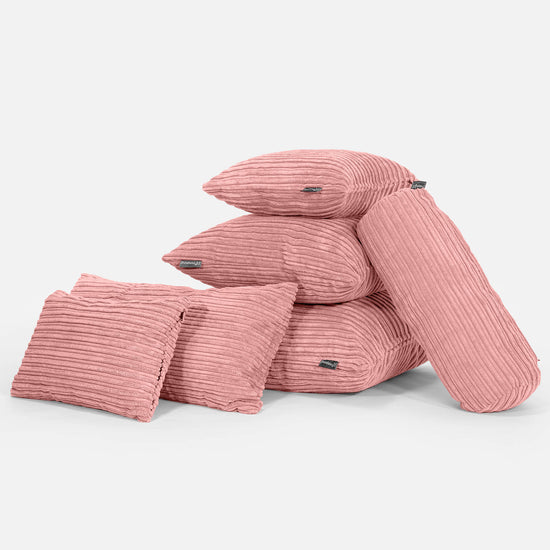 Rolkussenhoes 20 x 55cm - Corduroy Perzik 04