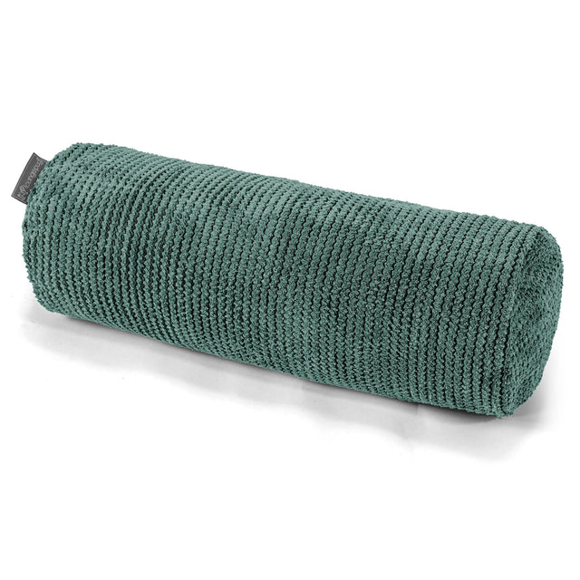 Rolkussenhoes 20 x 55cm - Pompom Mosgroen 01