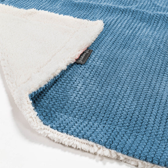 Sherpa-sprei / Deken - Pompom Sky 01