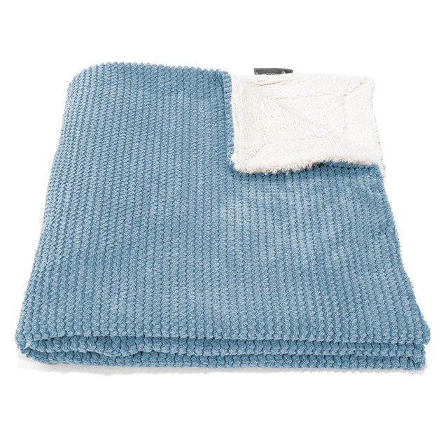 Sherpa-sprei / Deken - Pompom Sky 02