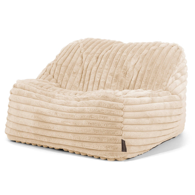 Zitzakstoel Sloucher - Ultra Pluche Corduroy Crème 01