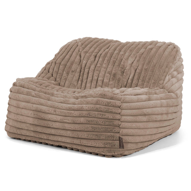 Zitzakstoel Sloucher - Ultra Pluche Corduroy Mink 01