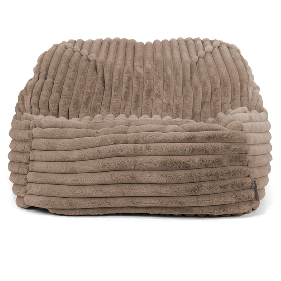 Zitzakstoel Sloucher - Ultra Pluche Corduroy Mink 02