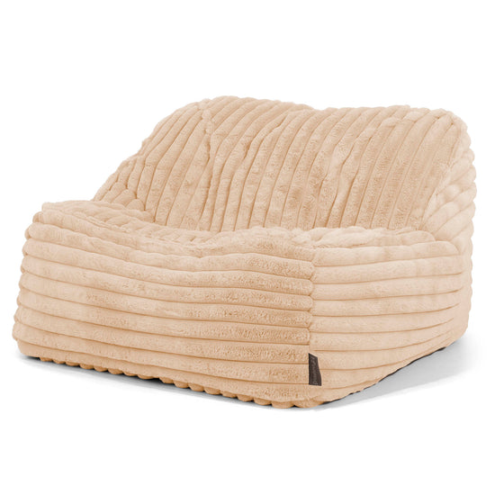 Zitzakstoel Sloucher - Ultra Pluche Corduroy Perzik 01