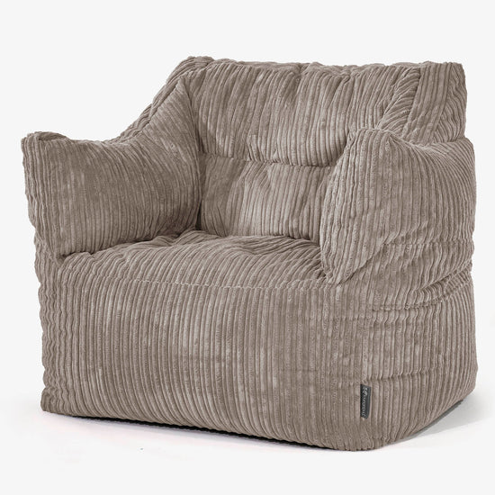 Victor Zitzakfauteuil - Corduroy Beigegrijs 01