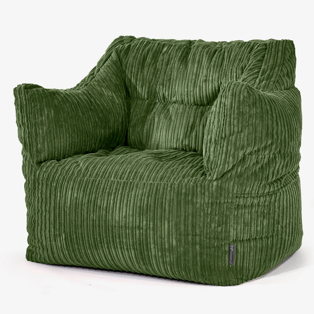 Victor Zitzakfauteuil - Corduroy Bosgroen 01