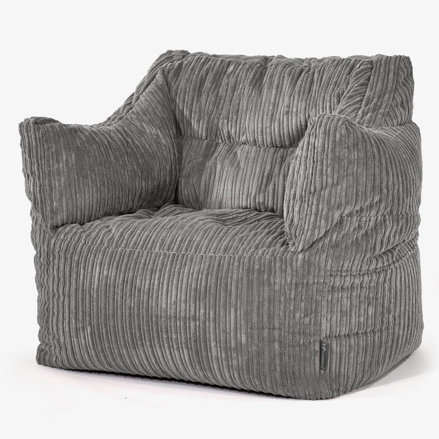 Victor Zitzakfauteuil - Corduroy Graphite Grijs 01