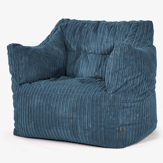 Victor Zitzakfauteuil - Corduroy Marineblauw 01