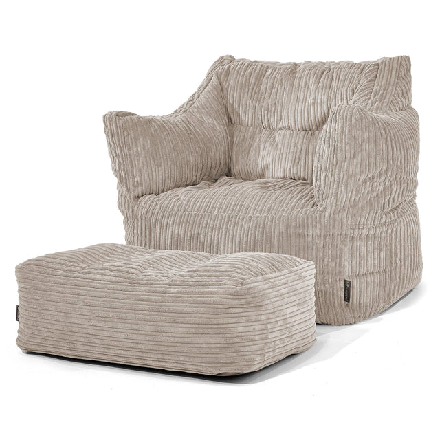 Victor Zitzakfauteuil - Corduroy Mink 02