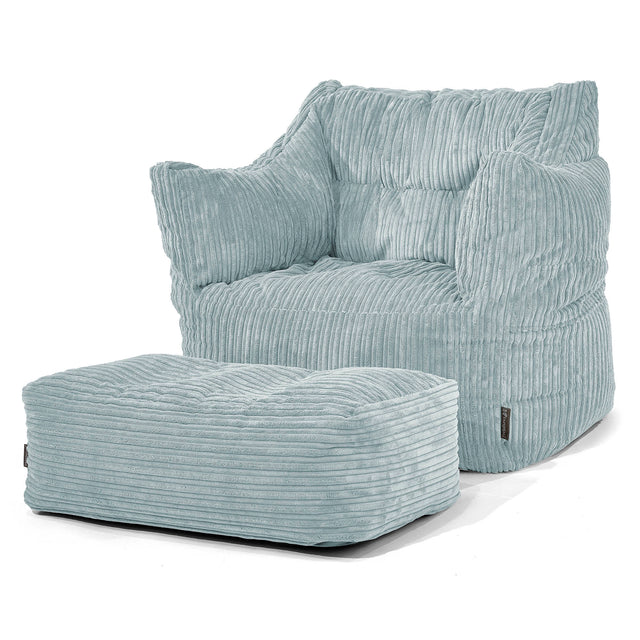 Victor Zitzakfauteuil - Corduroy Mintgroen 02