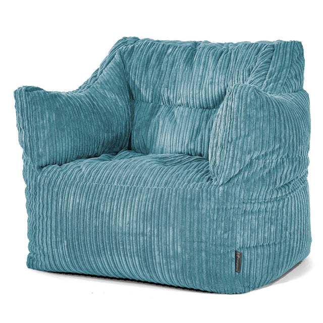 Victor Zitzakfauteuil - Corduroy Petrol 01