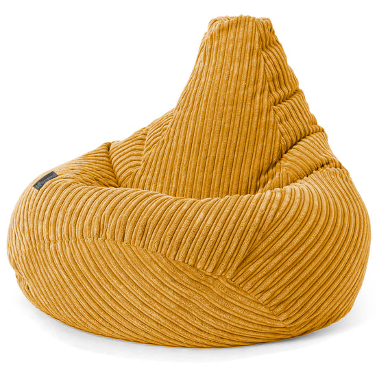 Zitzak Gaming Stoel - Corduroy Gouden Honing 02