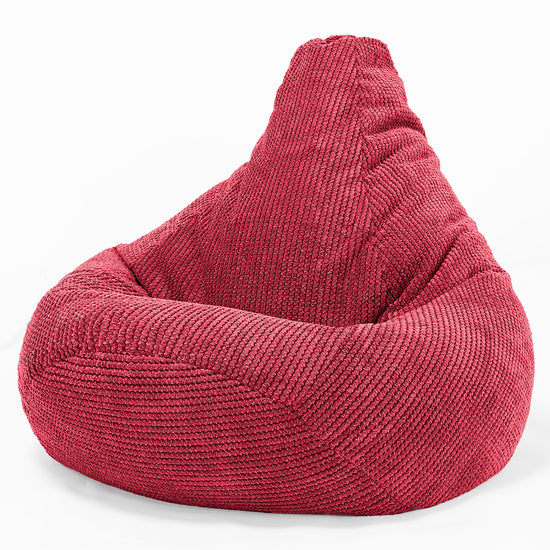 Zitzak Gaming Stoel - Pompom Pastelrood 02