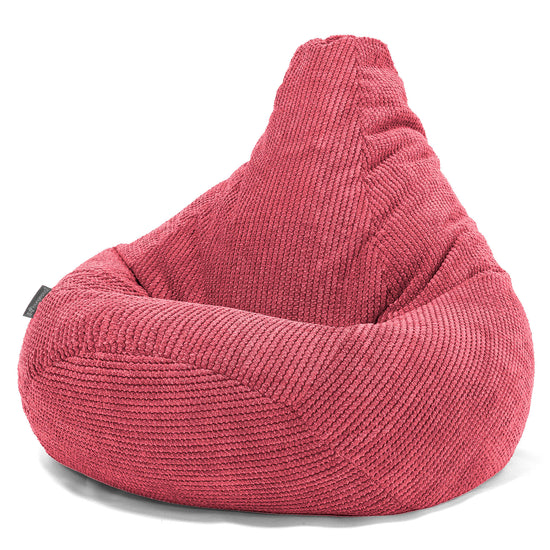 Zitzak Gaming Stoel - Pompom Pastelrood 02