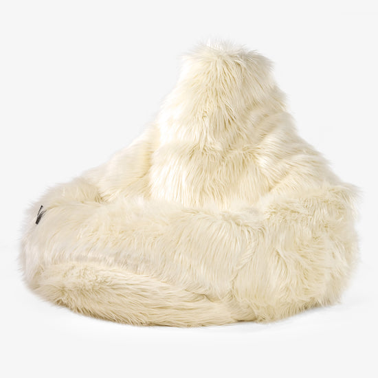 Zitzak Gaming Stoel - Mongoolse Imitatiebont Crème 01