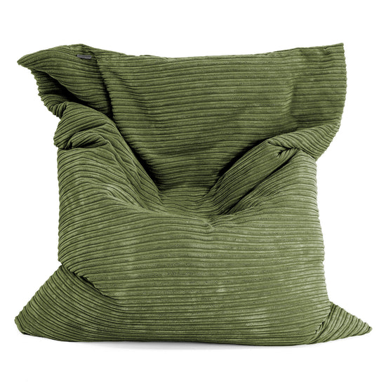Zitzak Vloerkussen XL - Corduroy Bosgroen 01