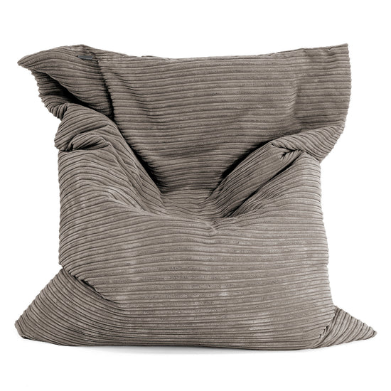 Zitzak Vloerkussen XL - Corduroy Graphite Grijs 02
