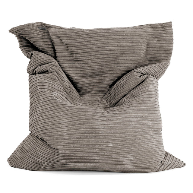 Zitzak Vloerkussen XL - Corduroy Graphite Grijs 02