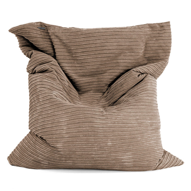Zitzak Vloerkussen XL - Corduroy Mocha Bruin 02