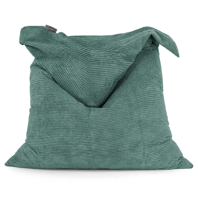Zitzak Vloerkussen XL - Pompom Mosgroen 01