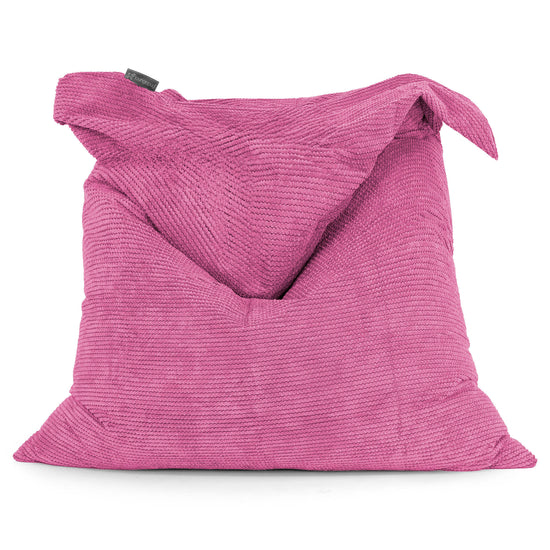Zitzak Vloerkussen XL - Pompom Roze 01