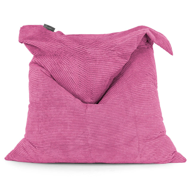 Zitzak Vloerkussen XL - Pompom Roze 01