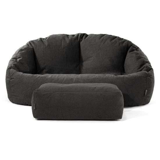 Zitzakbank Bubble - Boucle Graphite Grijs 02