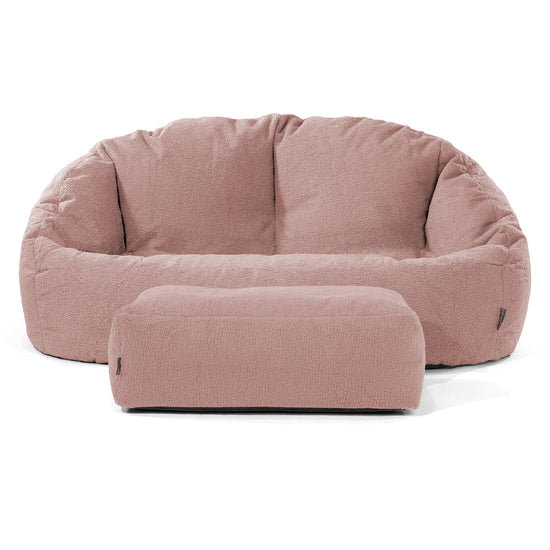 Zitzakbank Bubble - Boucle Roze 02