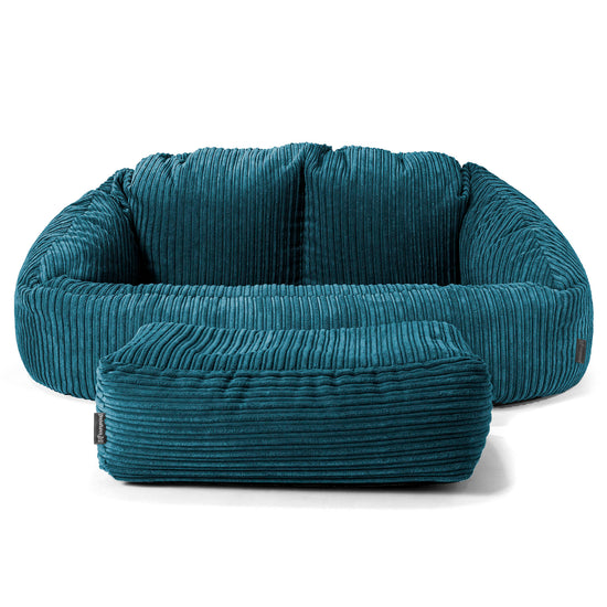Zitzakbank Bubble - Corduroy Teal 02