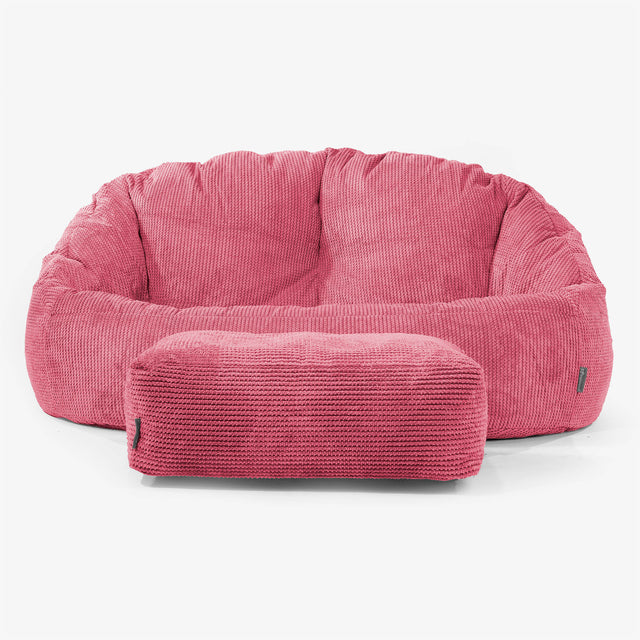 Zitzakbank Bubble - Pompom Pastelrood 02