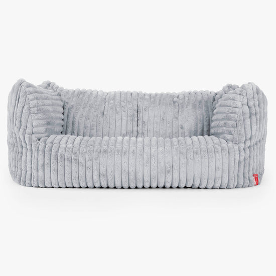 Zitzakbank Ruben - Ultra Pluche Corduroy Eendenei Blauw 01