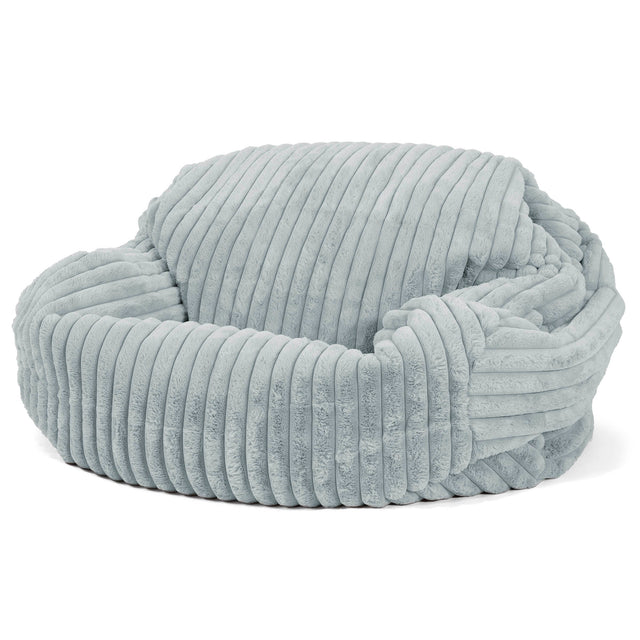 Zitzakbank Sabine - Ultra Pluche Corduroy Eendenei Blauw 01