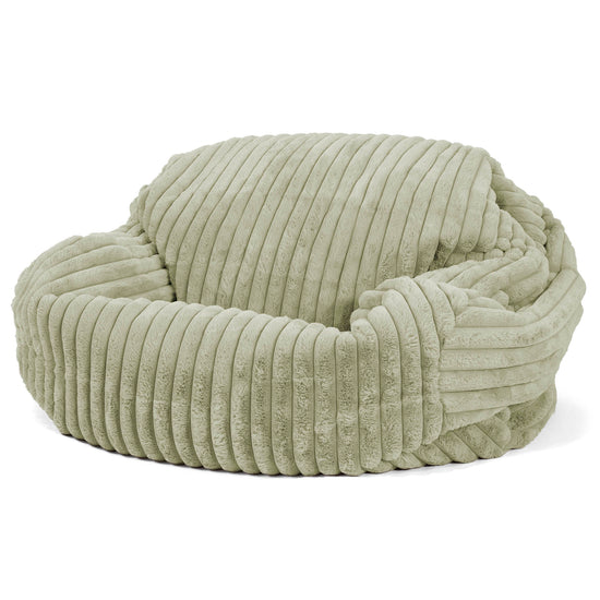 Zitzakbank Sabine - Ultra Pluche Corduroy Saliegroen 01