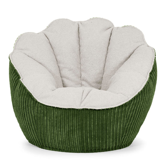 Zitzakstoel Natalia Sacco - Boucle & Corduroy Bosgroen 01