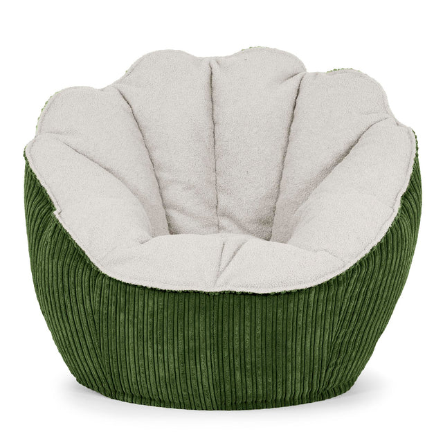 Zitzakstoel Natalia Sacco - Boucle & Corduroy Bosgroen 01