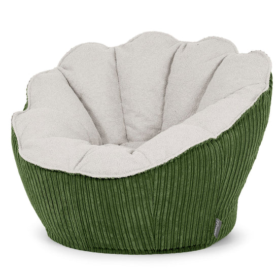 Zitzakstoel Natalia Sacco - Boucle & Corduroy Bosgroen 02