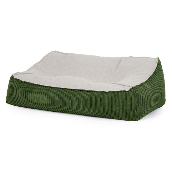Zitzakbank Sloucher - Boucle & Corduroy Bosgroen 01