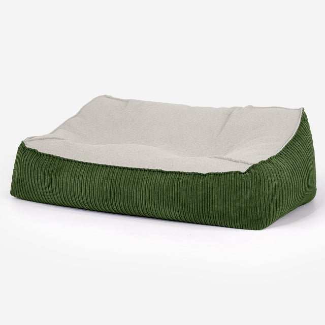 Zitzakbank Sloucher - Boucle & Corduroy Bosgroen 01