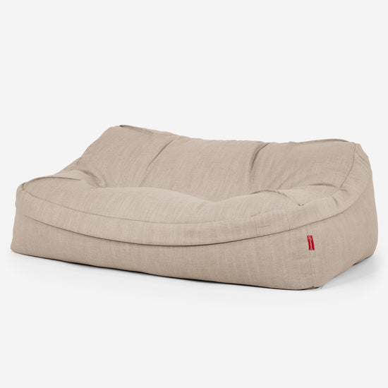 Zitzakbank Sloucher - Linnen Look Crème 01