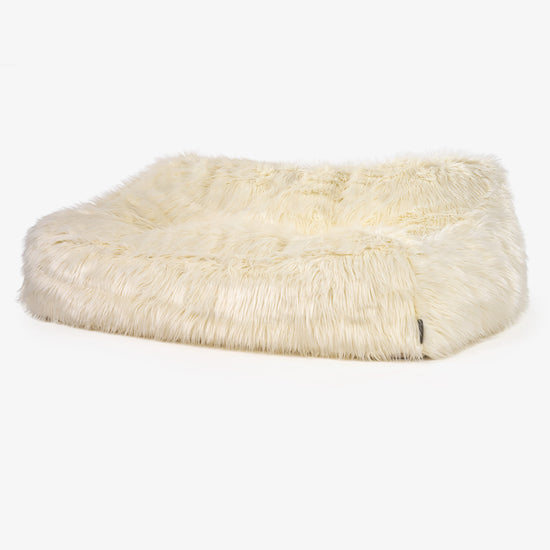 Zitzakbank Sloucher - Mongoolse Imitatiebont Crème 01