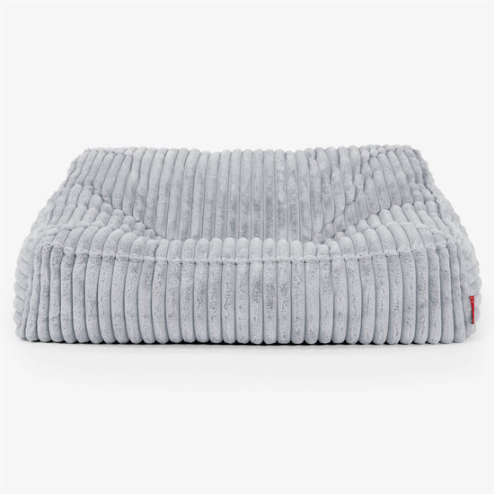 Zitzakbank Sloucher - Ultra Pluche Corduroy Eendenei Blauw 02