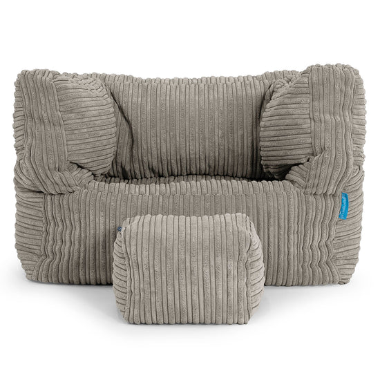 Kinder Zitzakfauteuil Albert 1-5 jaar oud - Corduroy Mink 03