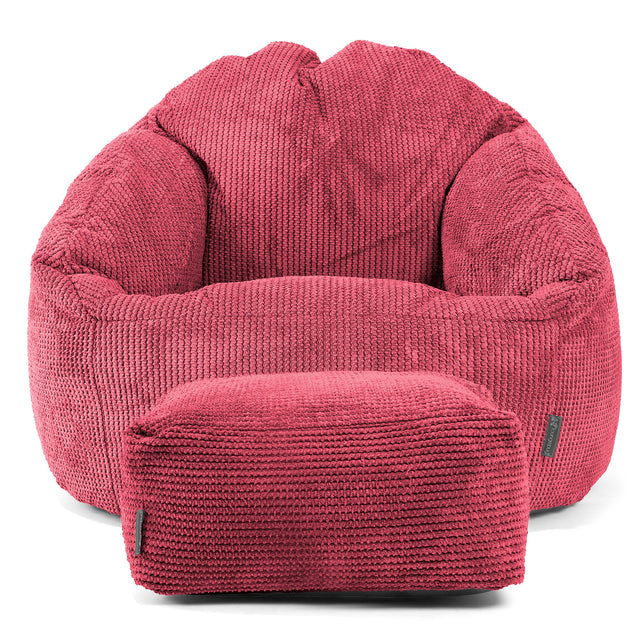 Zitzakstoel Bubble - Pompom Pastelrood 02