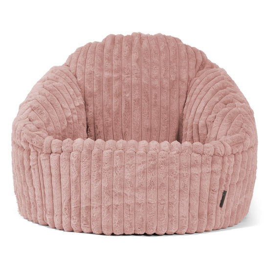 Zitzakstoel Bubble - Ultra Pluche Corduroy Stoffig Roze 01